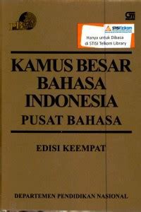 kamus Besar Bahasa Indonesia Pusat Bahasa