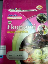 Buku Ajar Acuan PengayaanEkonomi kelas VIII semester 1