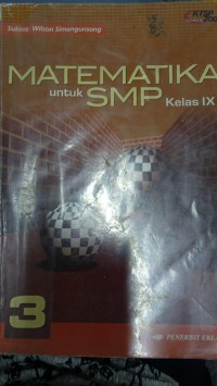 Matematika untuk SMP?MTS Kelas IX 3