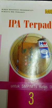 Modul IPA  Terpadu Untuk SMP/MTs Kelas Ix 3