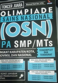 Tokcer Juara Olimpiade Sains Nasional ( OSN ) ; IPA SMP/MTs; tingkat kabupaten/ Kota/ Provinsi, Dan Nasional