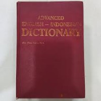 Image of Advanced English - Indonesian dictionary