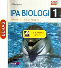 IPA BIOLOGI 1 Untuk Kelas VII