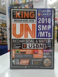 The King Bedah Tuntas Kisi - Kisi SMP/ MTs  UN-BK , UN - KP 2018